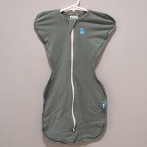 Love To Dream Swaddle Up Stretch Cotton In Deep Olive - Size Small 8-13 lbs